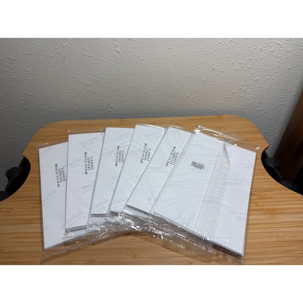 Kodak Xtralife Photo Paper 110 Sheets White BP9344 Glossy Thermal Printing Refil